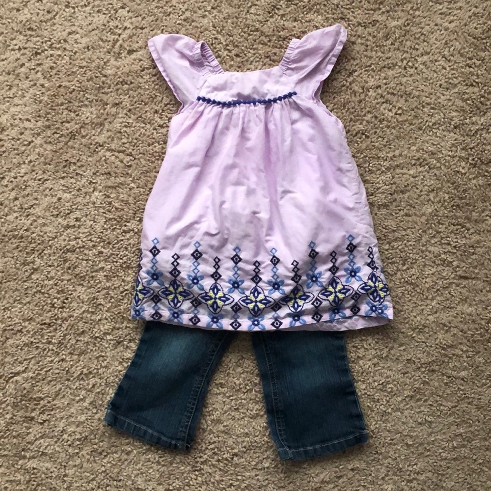 Embroidered Sleeveless tunic dress